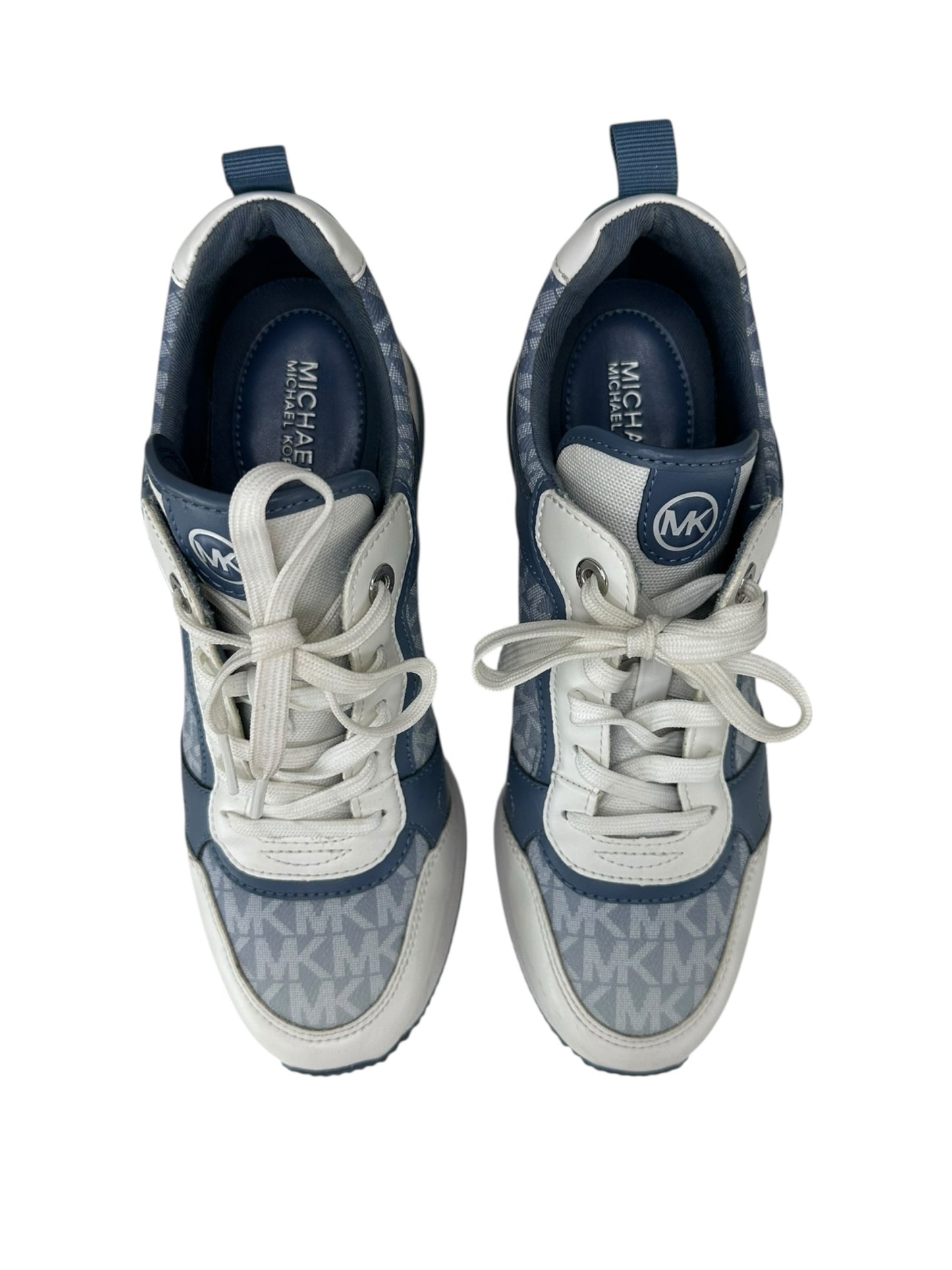 MICHAEL Michael Kors Blue Georgie Trainer High Top Sneakers Size 7