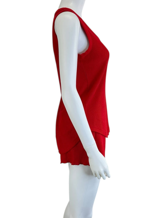 P.J. Salvage Red Two Piece Set Size 8