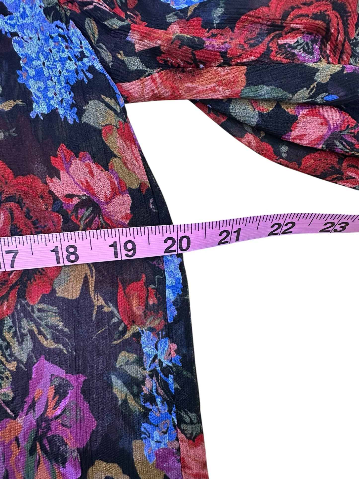 PAIGE Sheer Floral Button-Down Size S