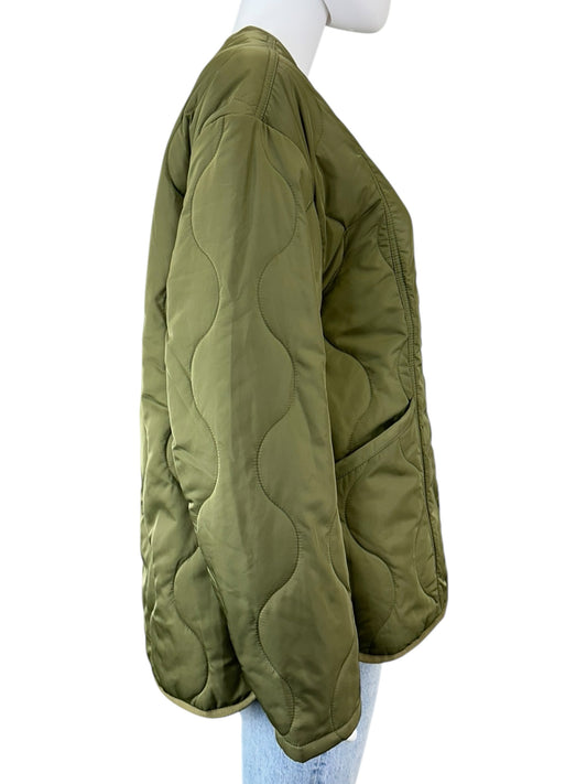 PISTOLA NWT Green Elva Quilted Jacket Size S