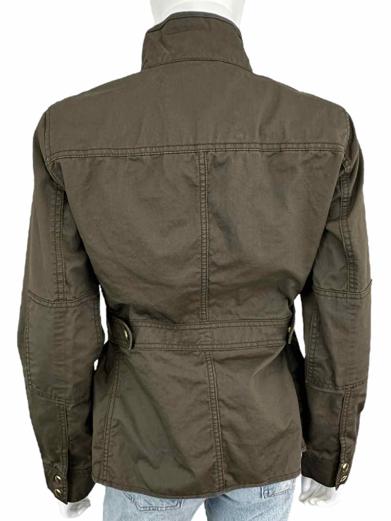 J. Crew Olive Zip-Up Jacket Size S