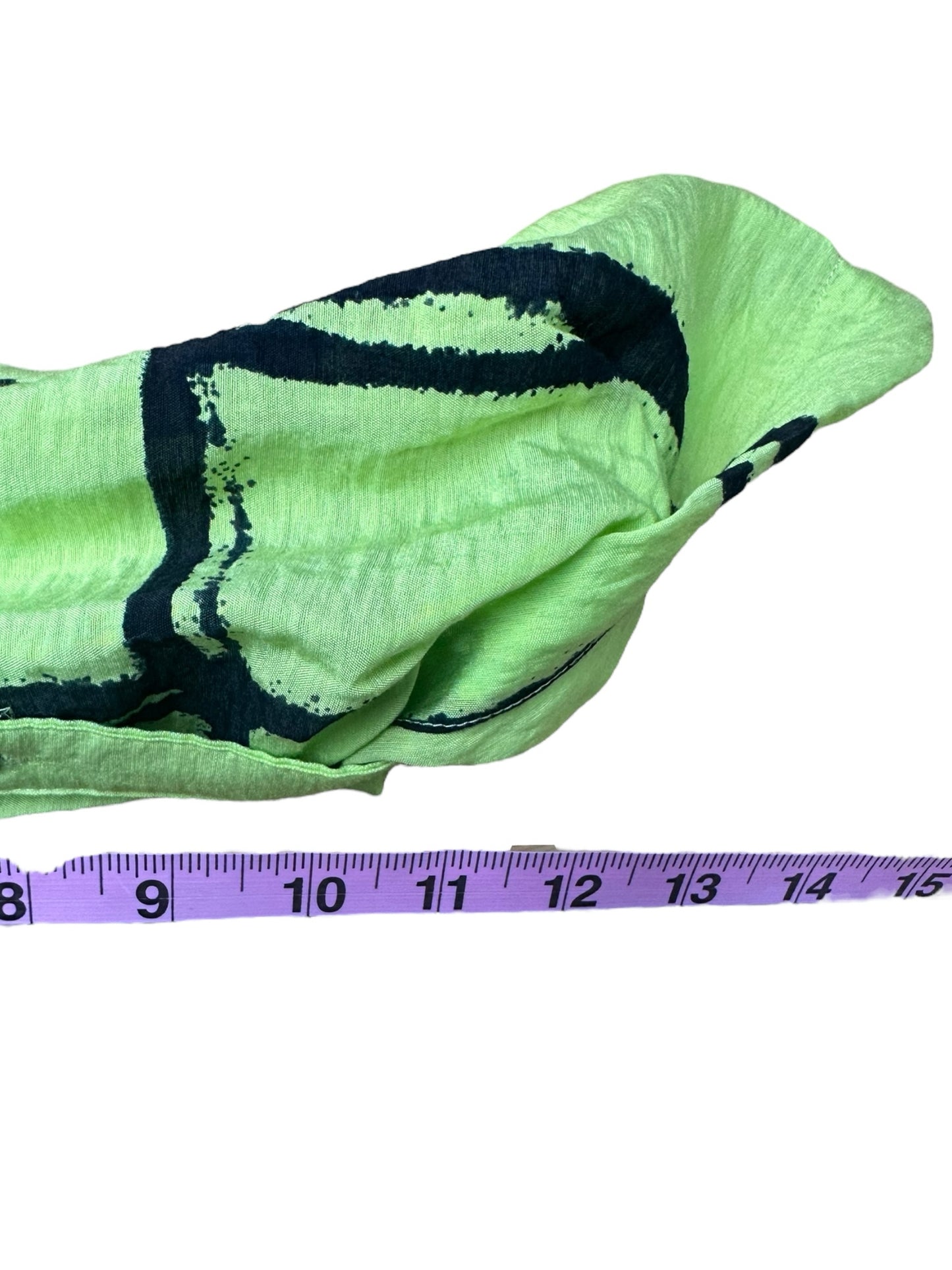 JOHN MARK NWT Neon Green Tunic Button Down Shirt Size L