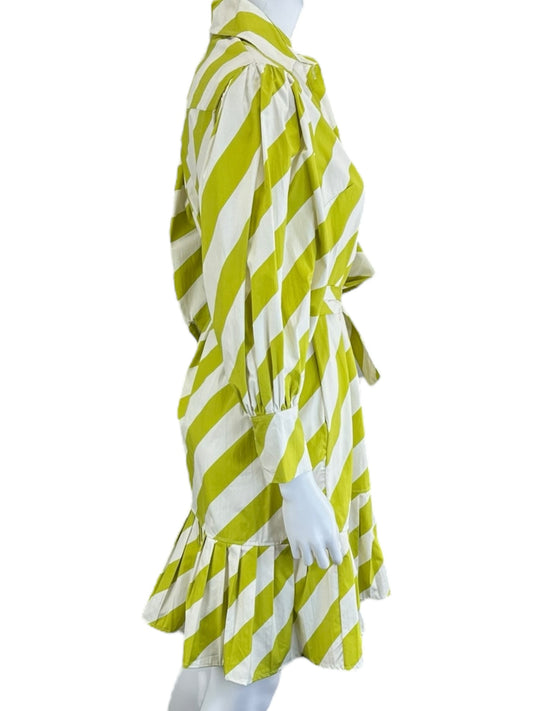 Sofia Yellow and White Casual Dress  Size XS/S
