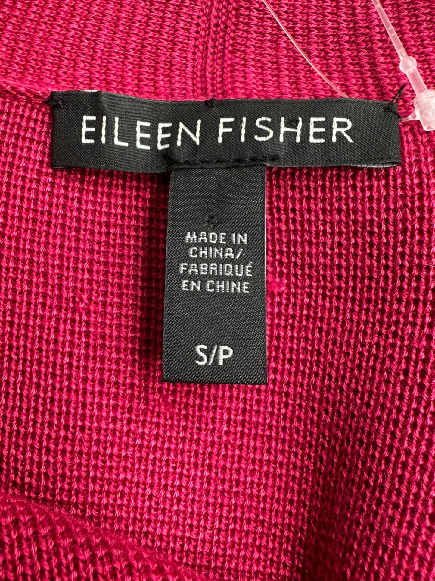 EILEEN FISHER Pink Silk Blend Cardigan Size S