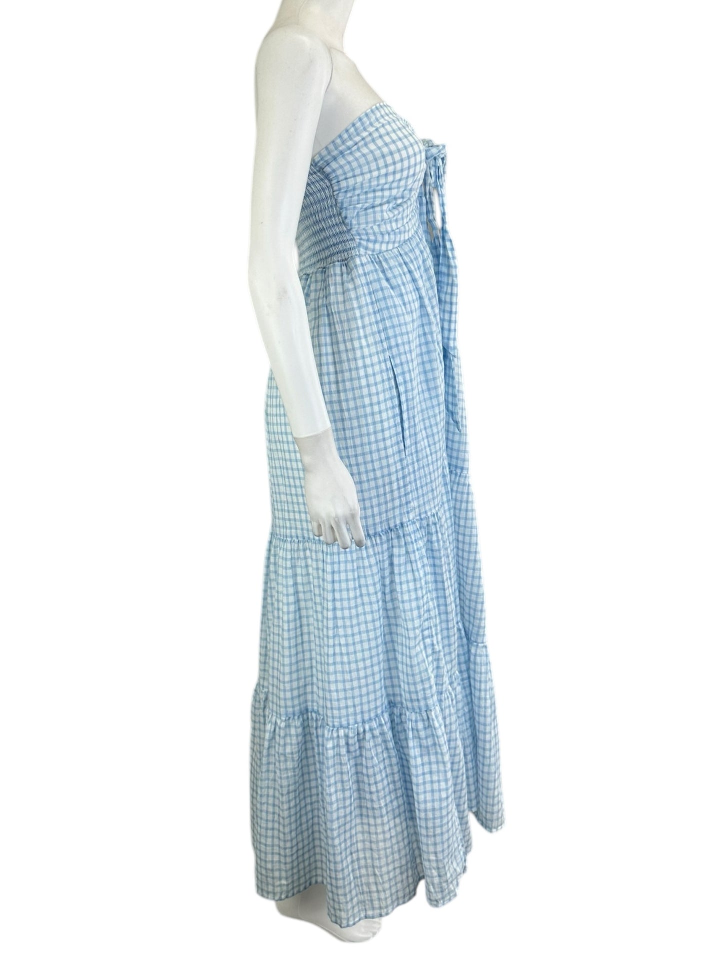 NWT Saltwater Luxe Blue Maxi Sundress Size XL