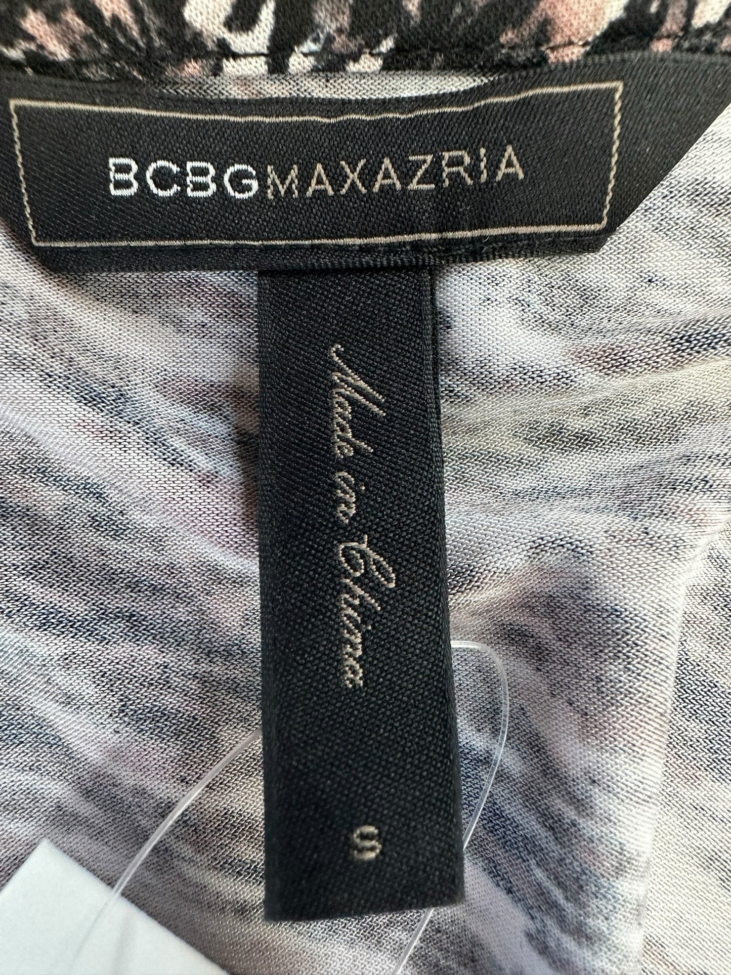 BCBGMAXAZRIA Gray Dusk KIMBER Wrap Dress Size S