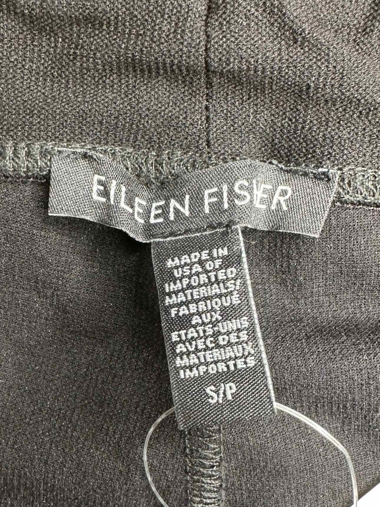 EILEEN FISHER Black Cropped Pants Size S