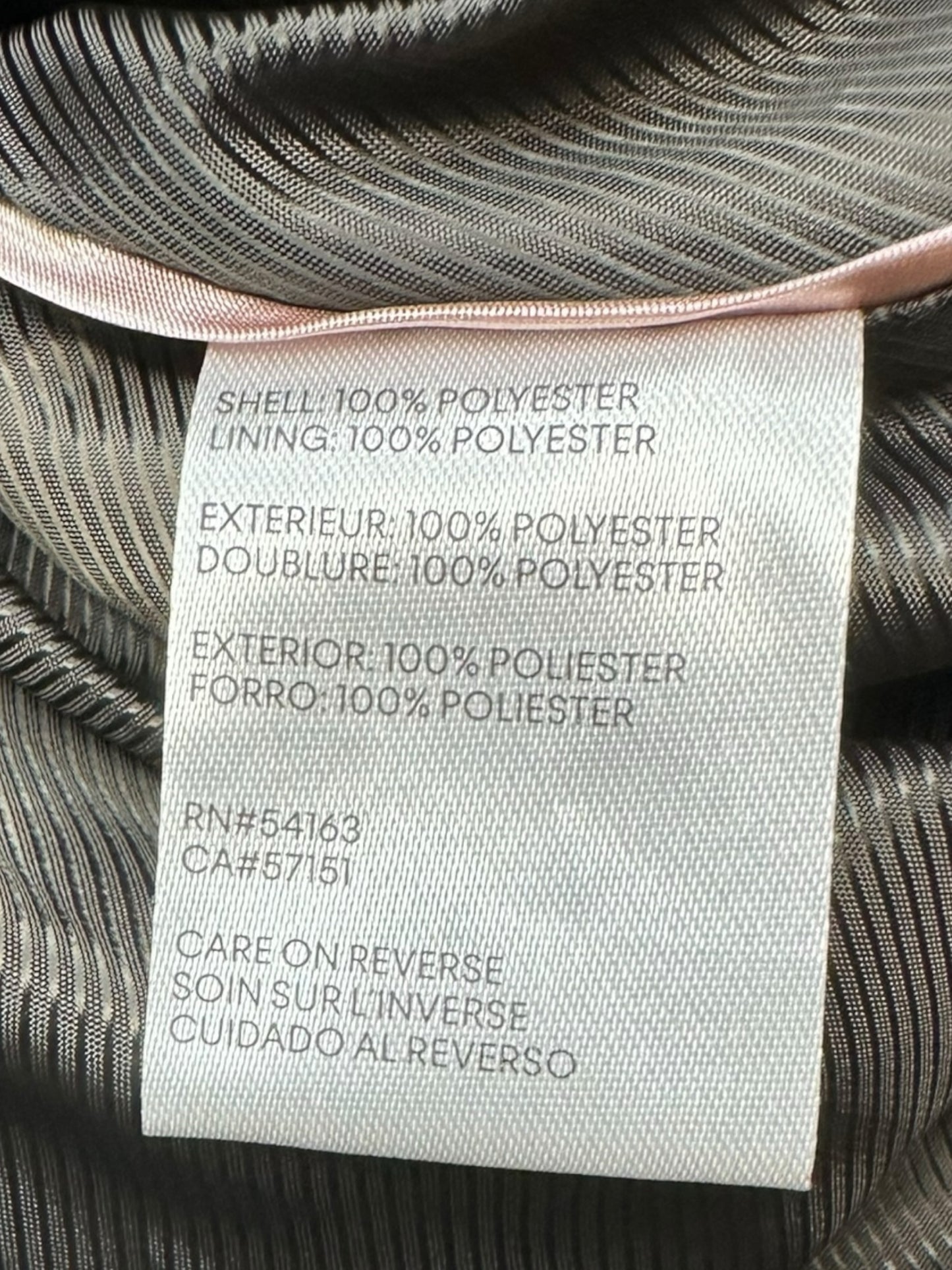 Calvin Klein Tan Hooded Trench Coat Size S