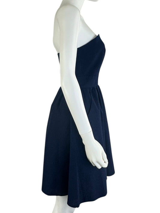 Lauren James NWT Navy SAVANNAH Strapless Mini Dress Size S