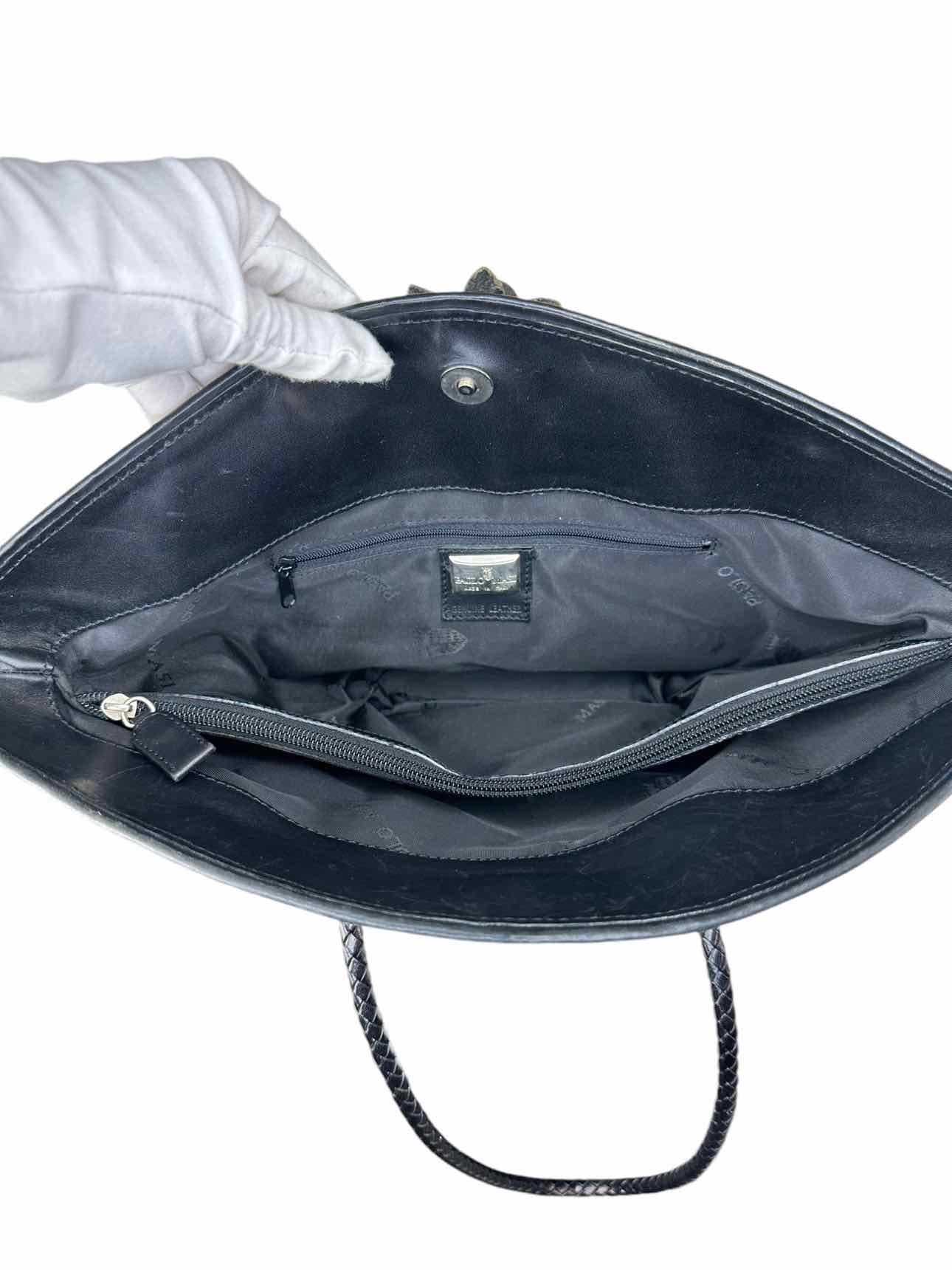 Paolo Masi Black Leather Purse