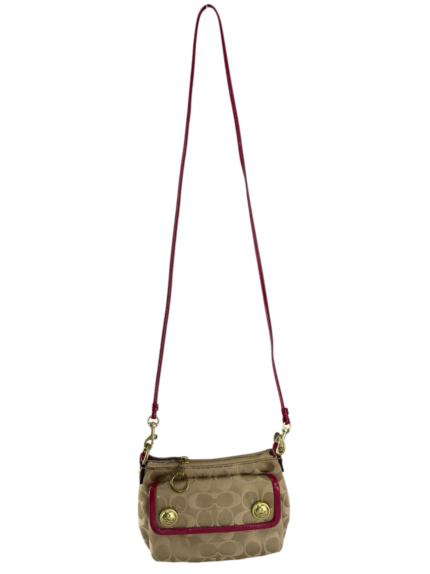 coach Tan Monogram Crossbody