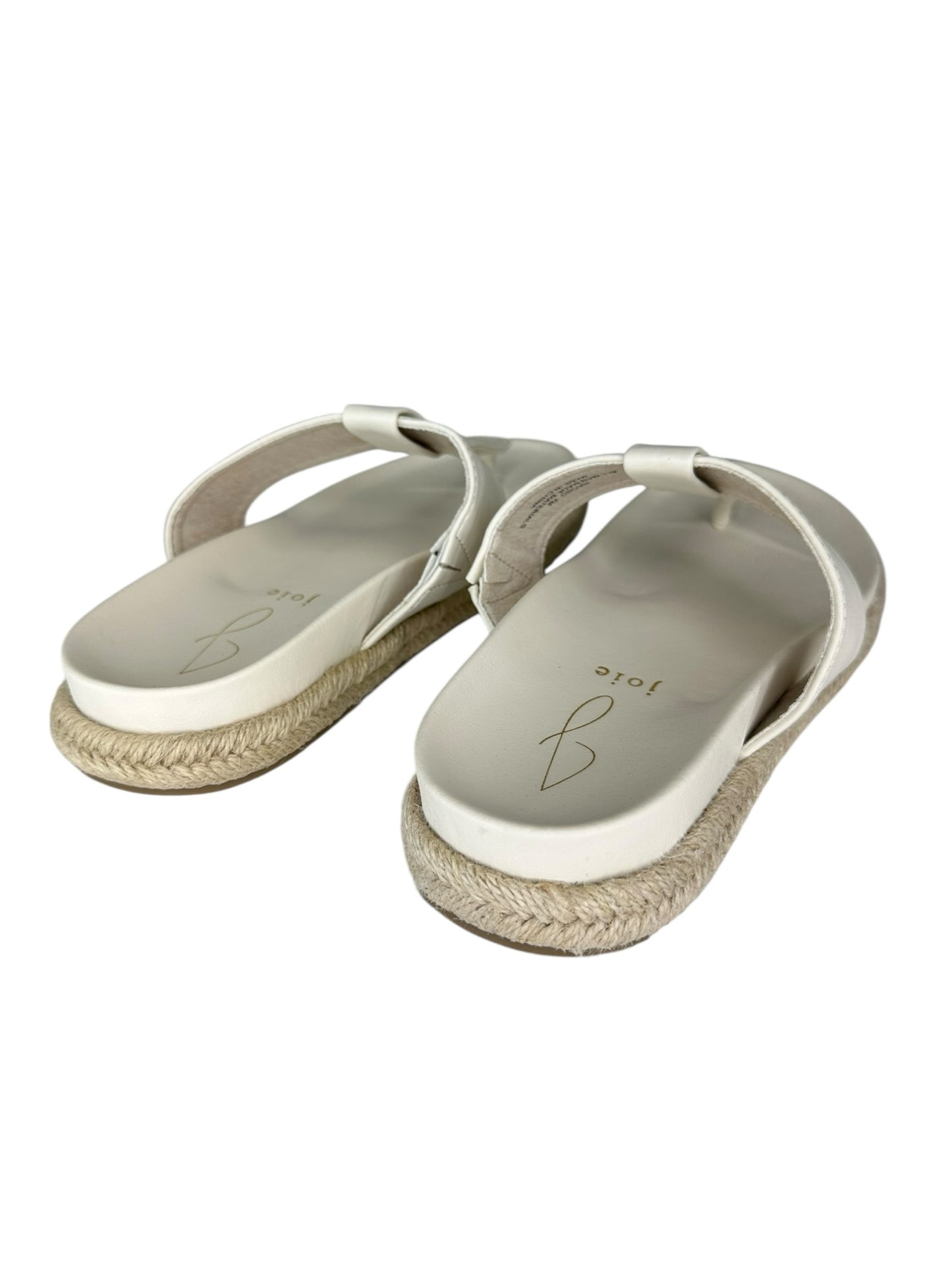 joie White Nacho Thong Sandals Size 7