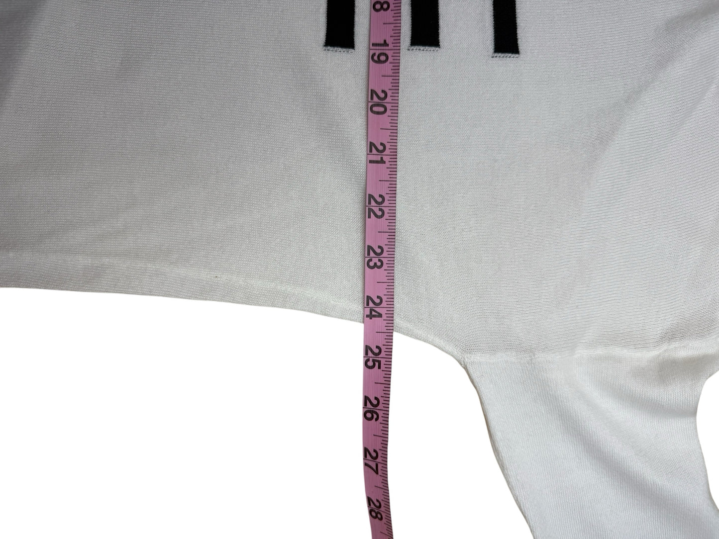 MILLY White LOVE Sweater Size L