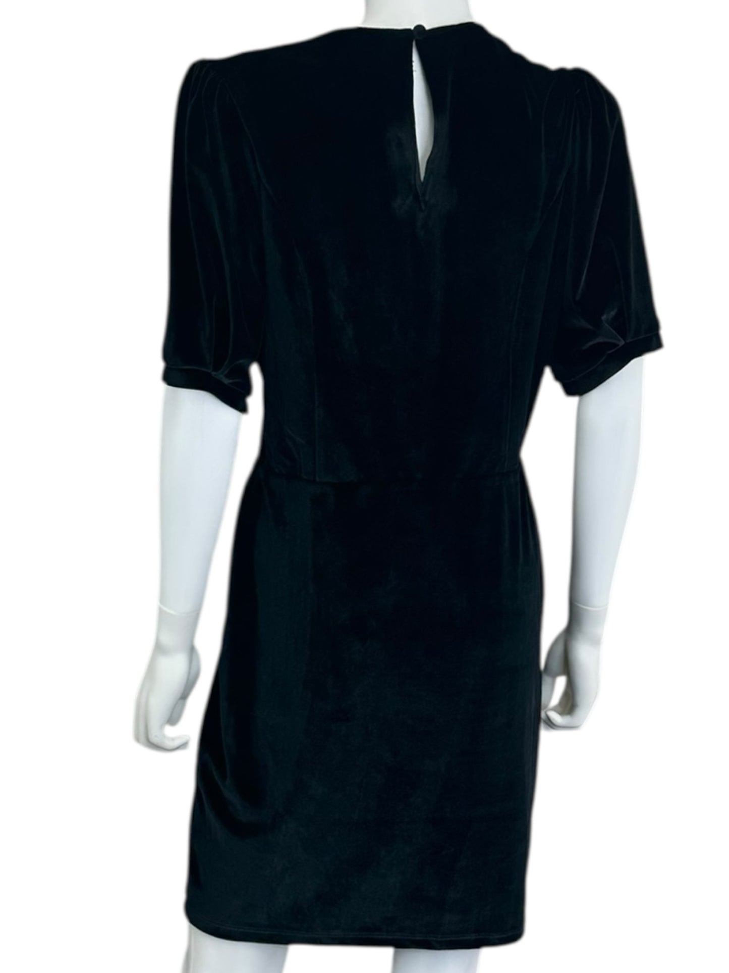 heartloom NWT Black Velvet Davila Cocktail Dress Size L