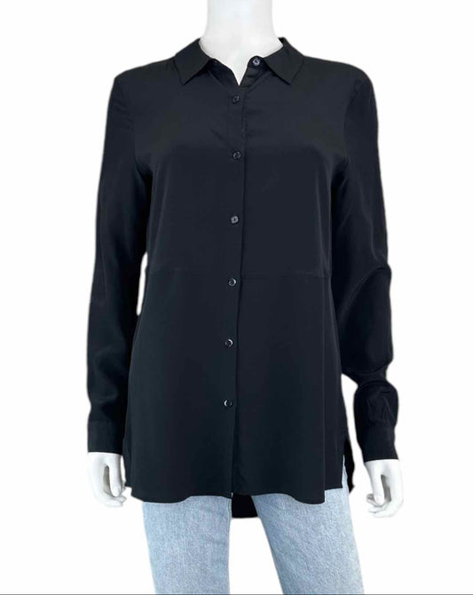 ecru Size S Button-Down Shirt