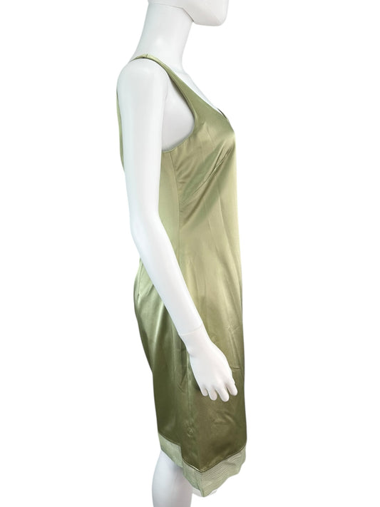 Kay Unger NWT Green Silk Cocktail Dress Size 8