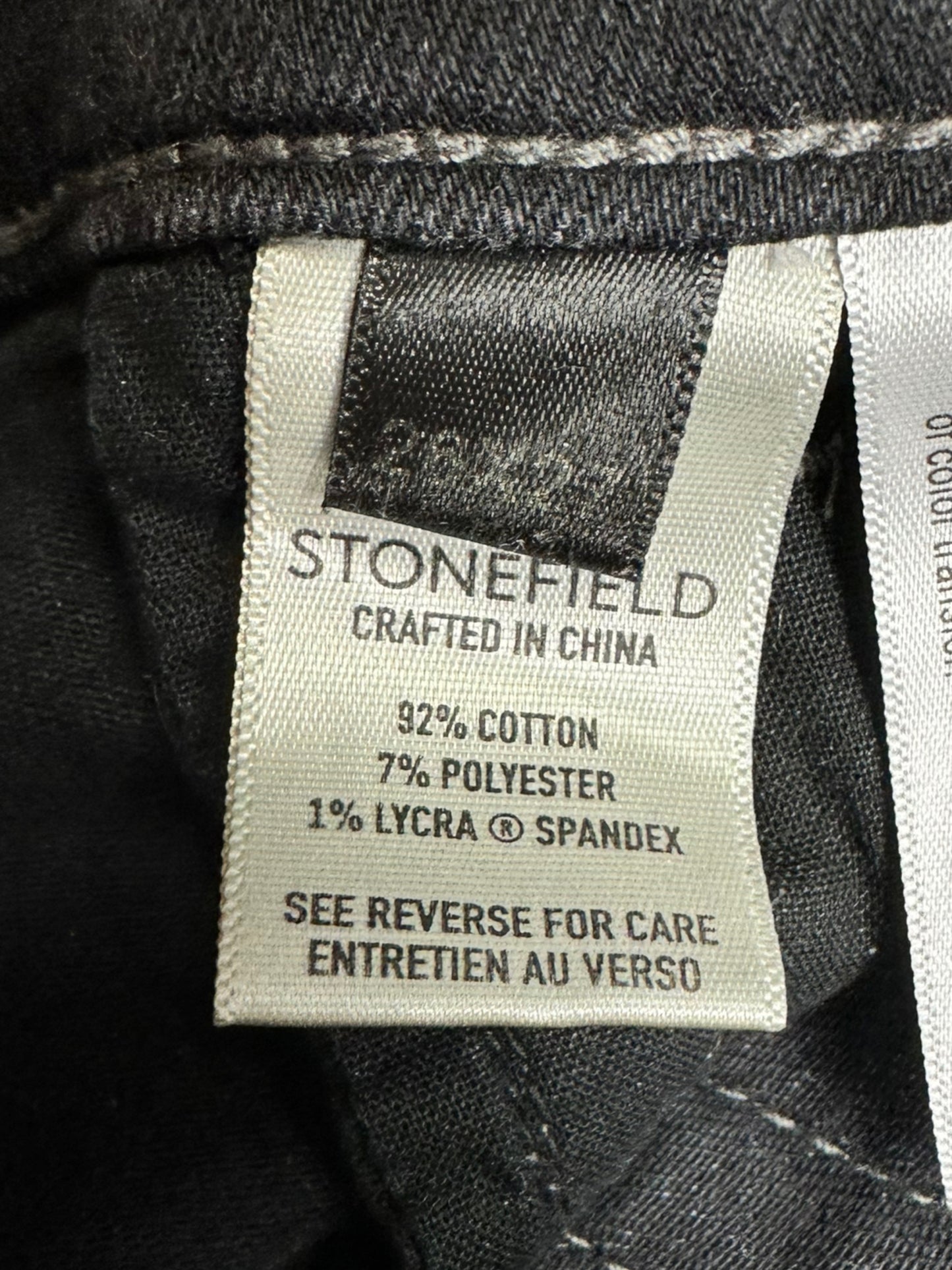 STONEFIELD Black CONRAD High Rise Jeans Size 26