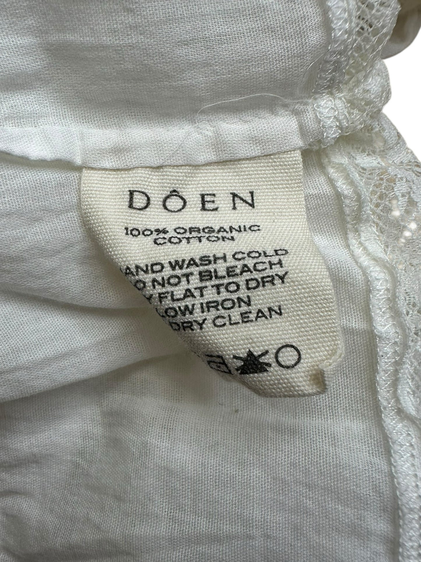 DOEN White Lace Maxi Dress Size S