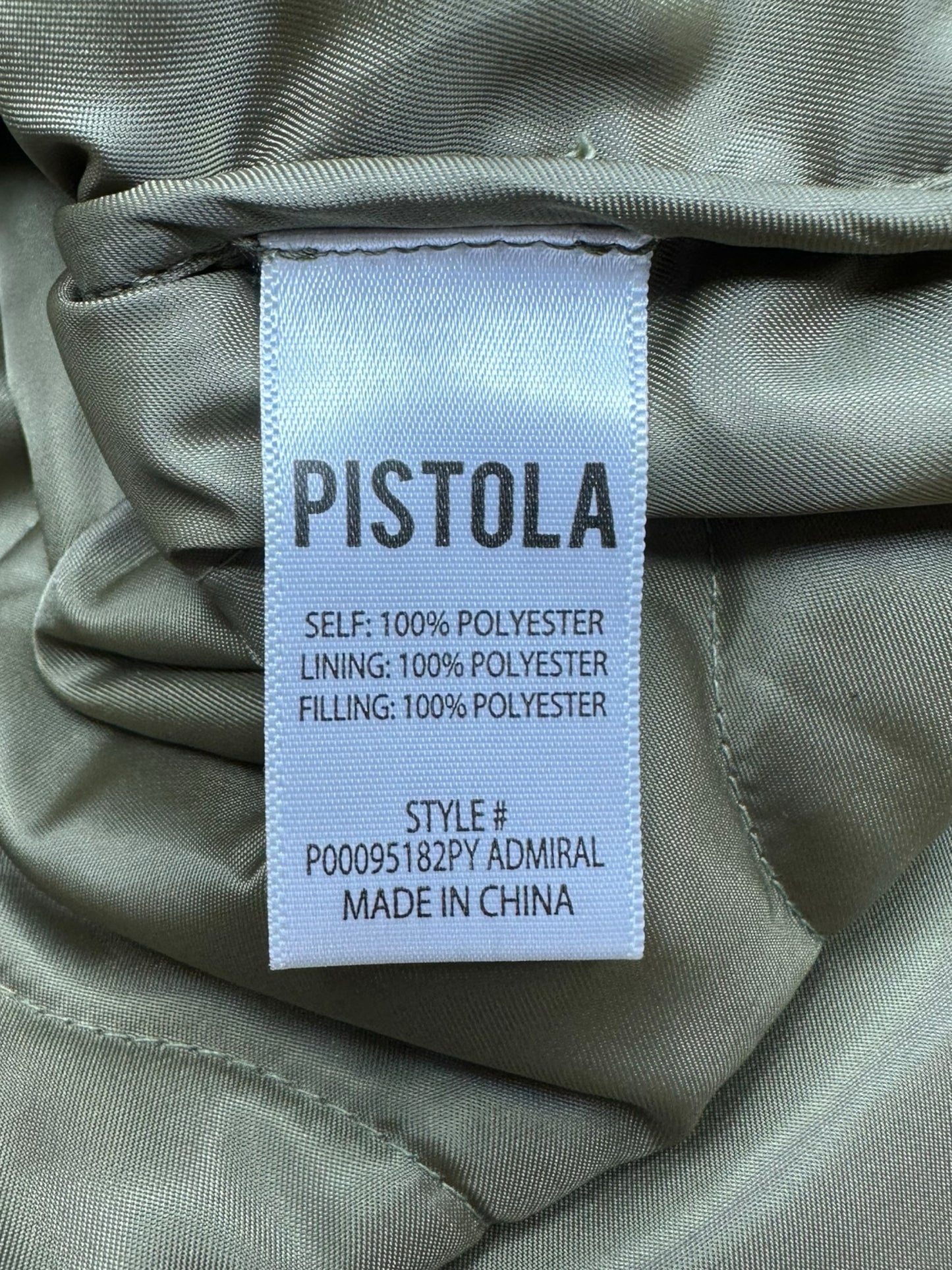 PISTOLA NWT Green Elva Quilted Jacket Size S