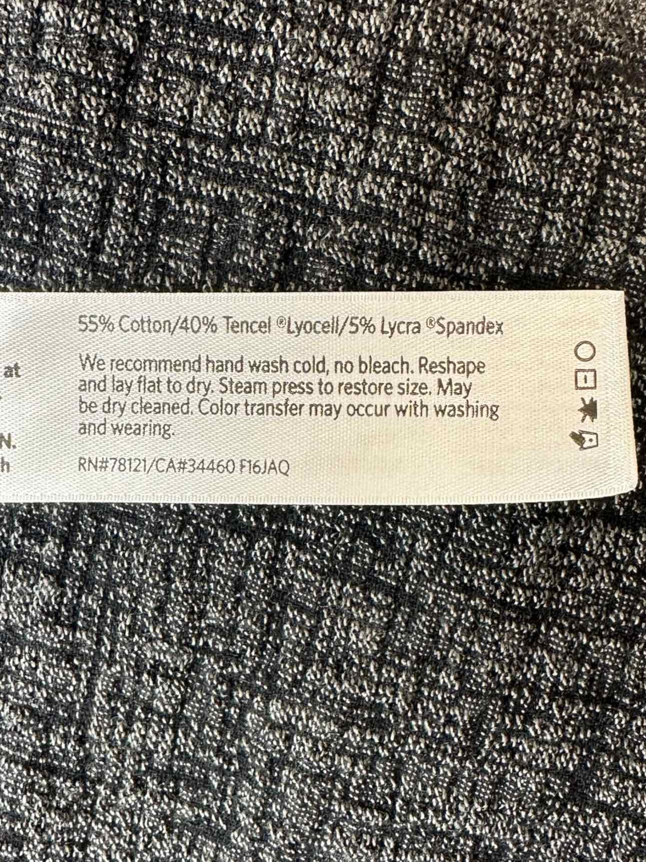 EILEEN FISHER Charcoal Long Jacket Size XXS