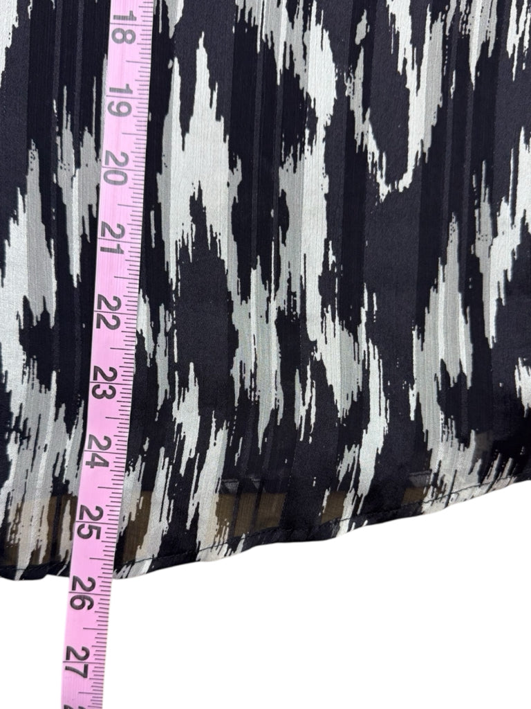 joie Black Burnout Print Blouse Size M