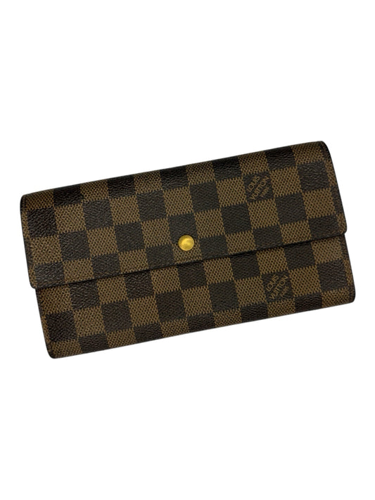 Louis Vuitton Brown Sarah Damier Ebene Wallet