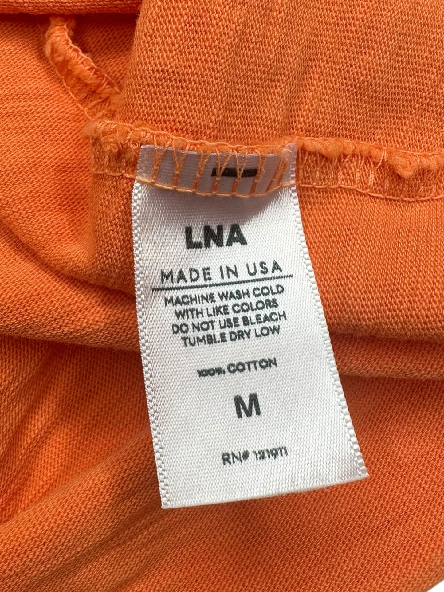 LNA Orange Knit Casual Dress Size M