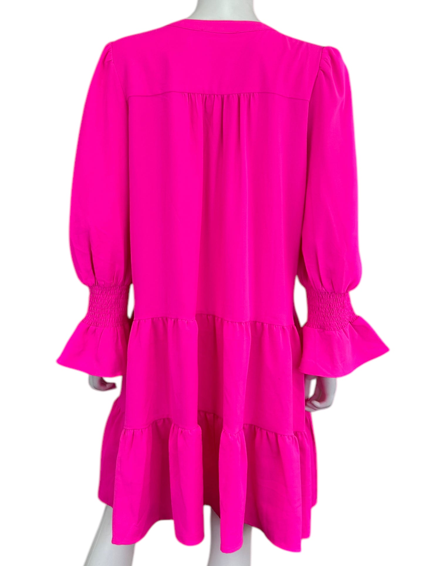 POMANDER PLACE Hot Pink Mini Dress Size L