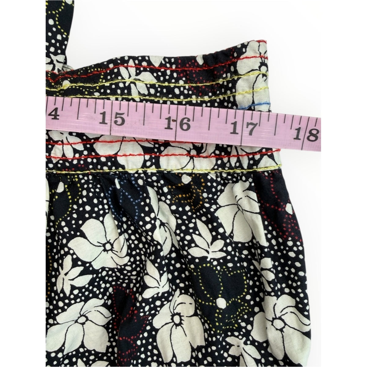 Warm Clothing Big Love Black Floral Tie Strap Tiered Maxi Dress Size M