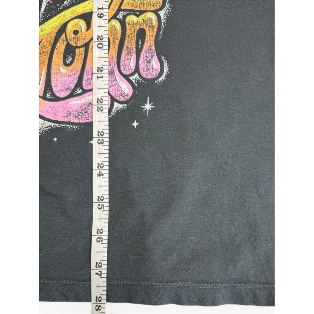 Daydreamer Ash Black Elton John On Stage Boyfriend Tee Size M