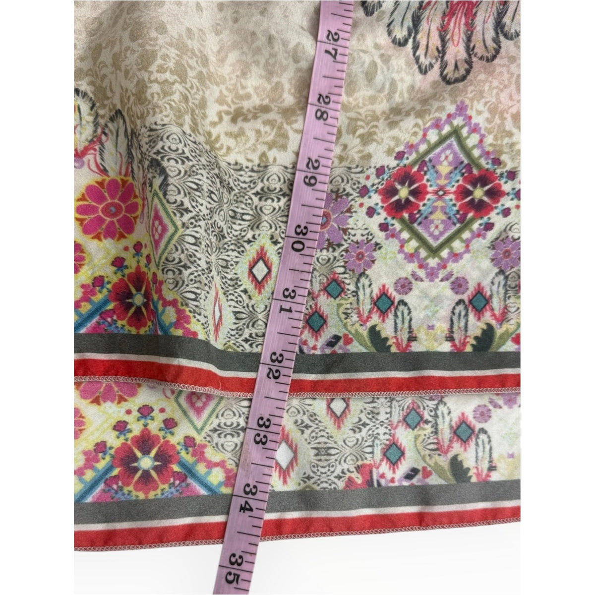 Johnny Was 100% Silk Print Tunic Size 3X