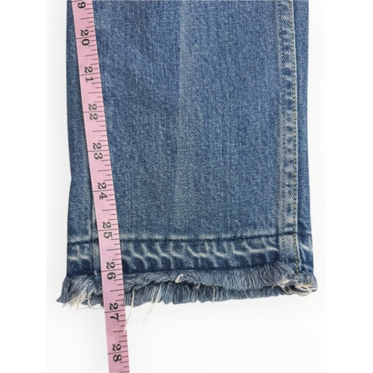 AMO Denim BABE Dive Bar Destroyed Jeans High Rise Size 26