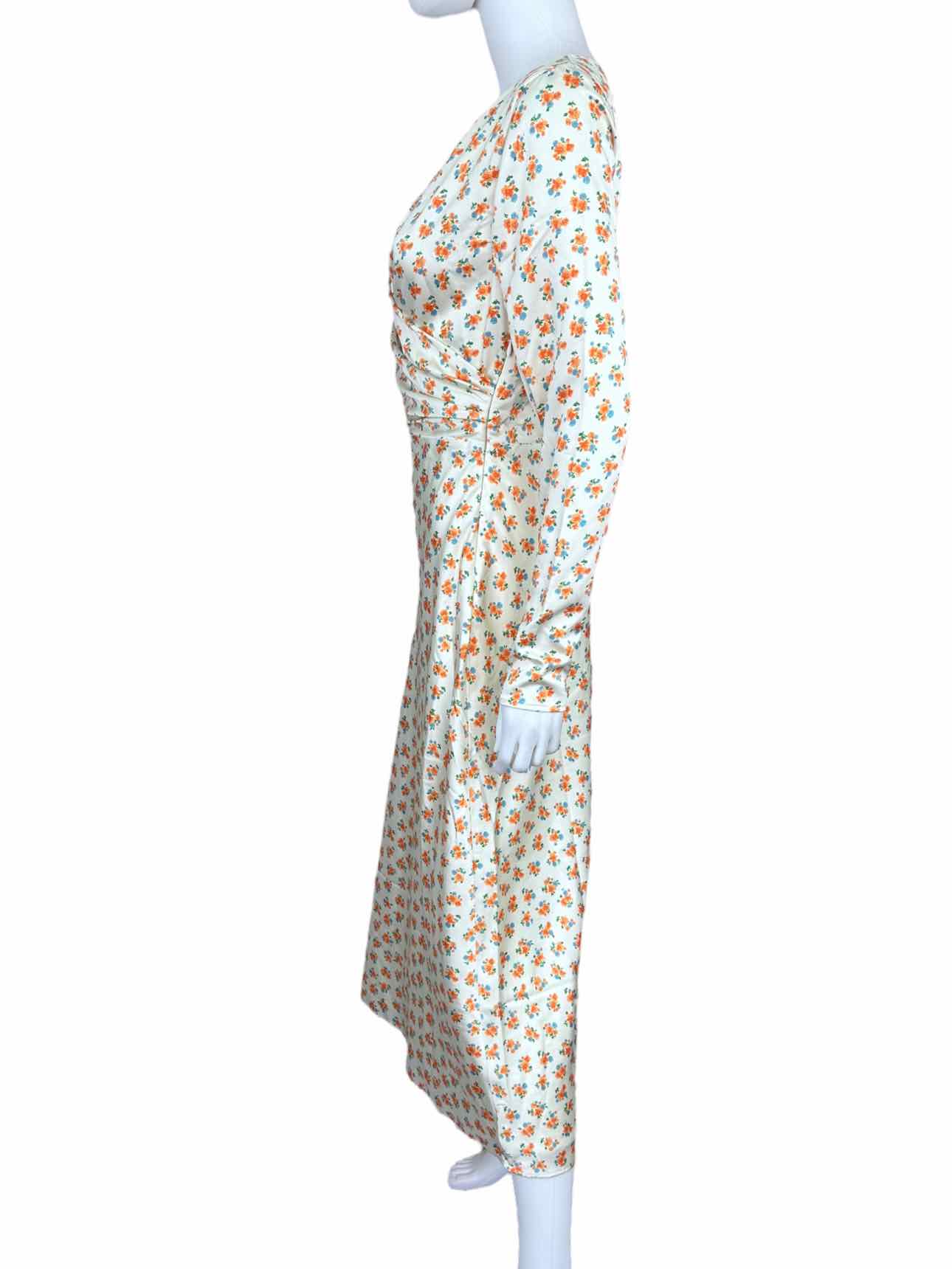C/MEO Collective NWT Ecru Ditsy Print MOLTEN Dress Size XS