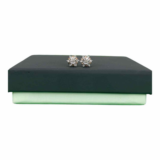 Diamond Stud 14 Karat Rose Gold Earrings