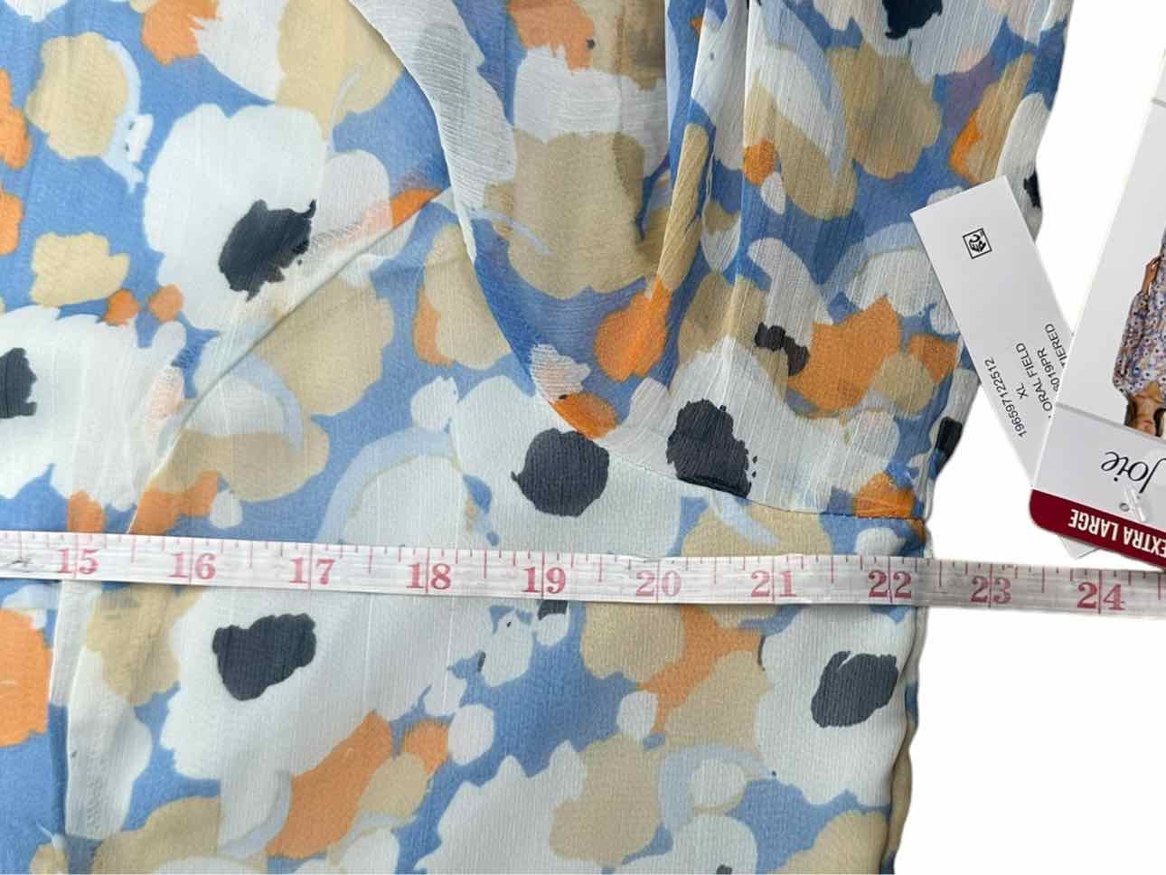 joie Size NWT Blue Floral Print Maxi Dress Size XL