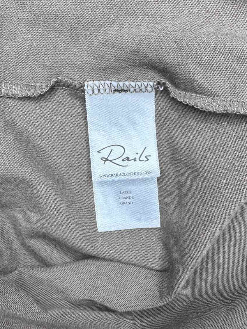Rails Brown Basic Stretch Knit Dress Size L