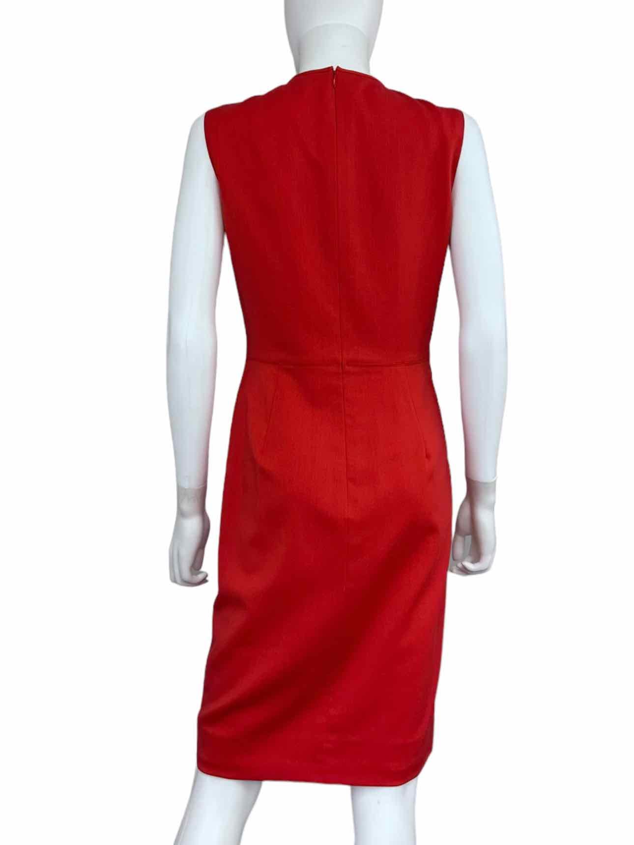 VALENTINO TECHNOCOUTURE NWT Red Midi Dress Size M