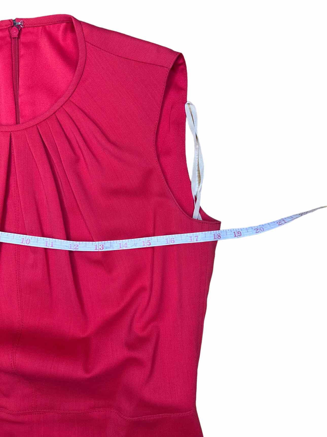 VALENTINO TECHNOCOUTURE NWT Red Midi Dress Size M