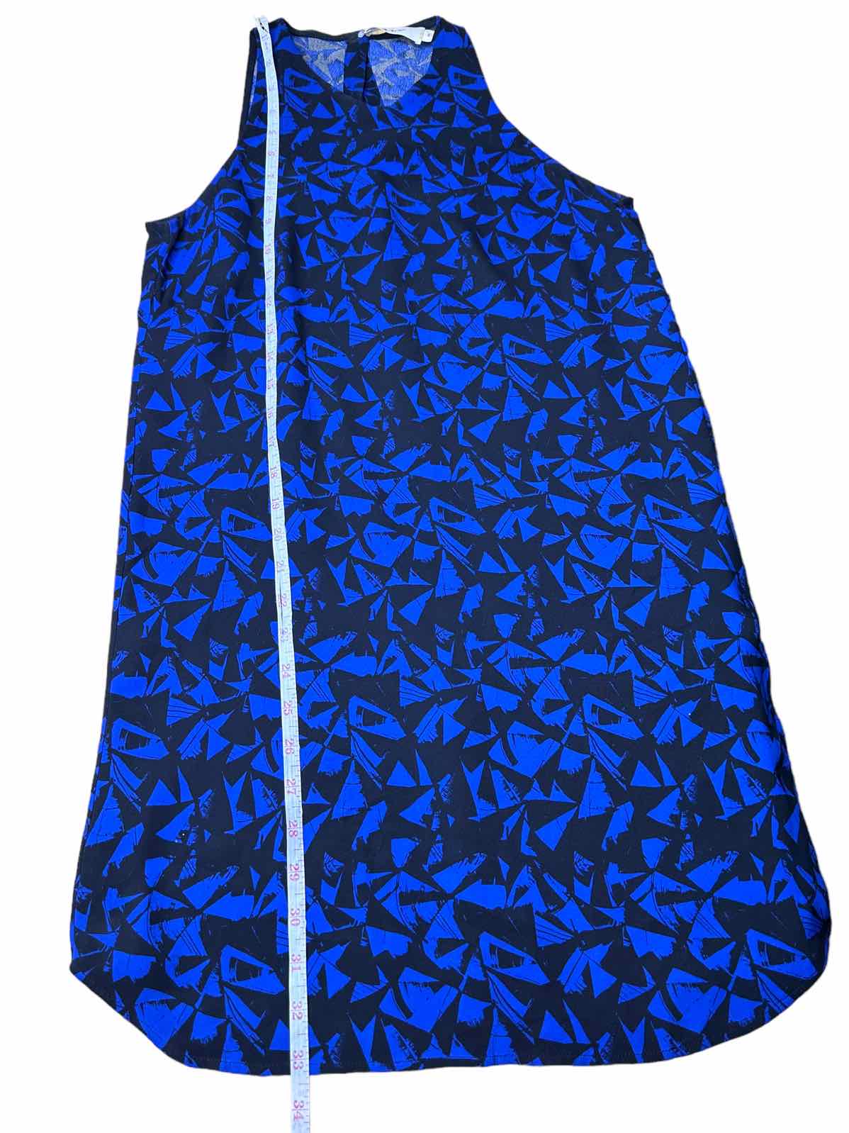 A.L.C Blue Geo Print Dress Size 2