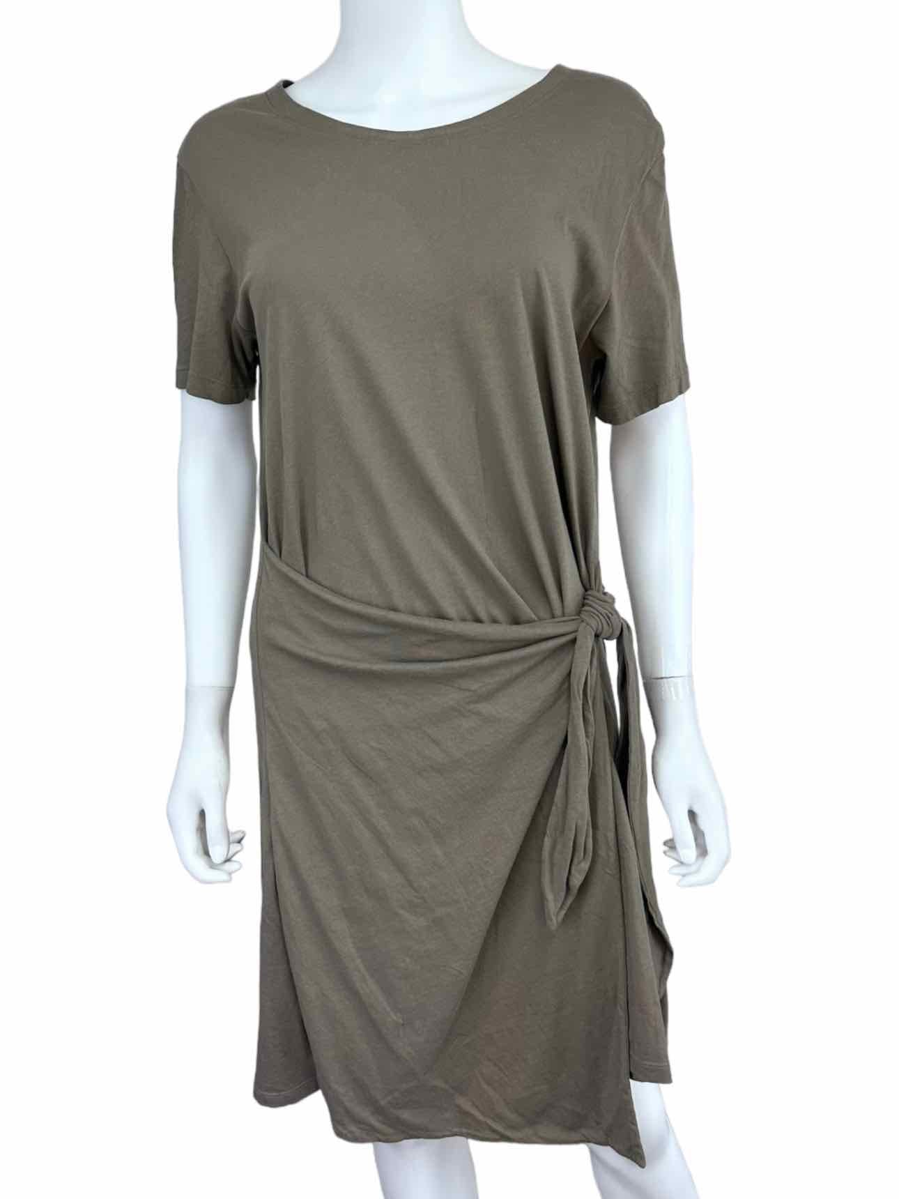 Rails Brown Basic Stretch Knit Dress Size L