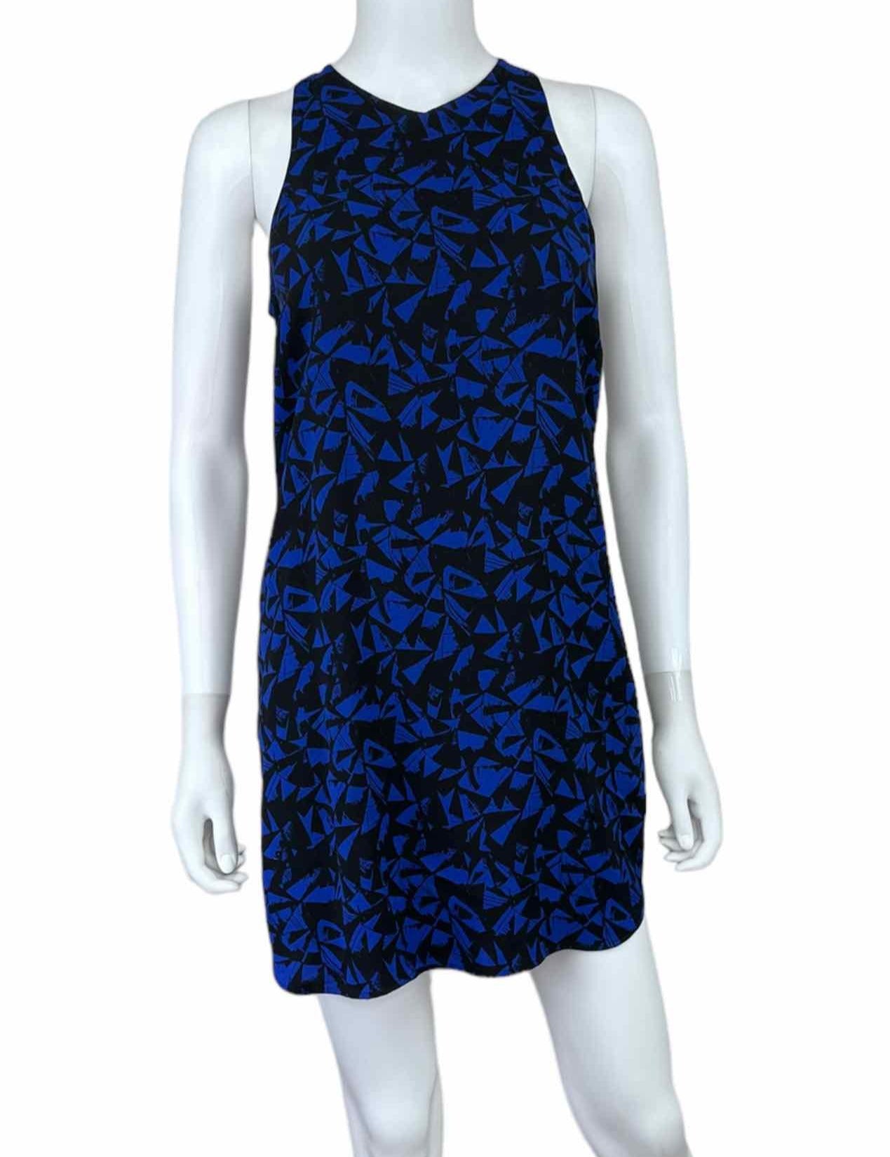 A.L.C Blue Geo Print Dress Size 2
