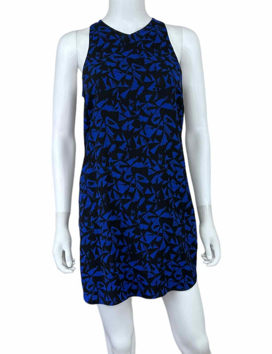 A.L.C Blue Geo Print Dress Size 2