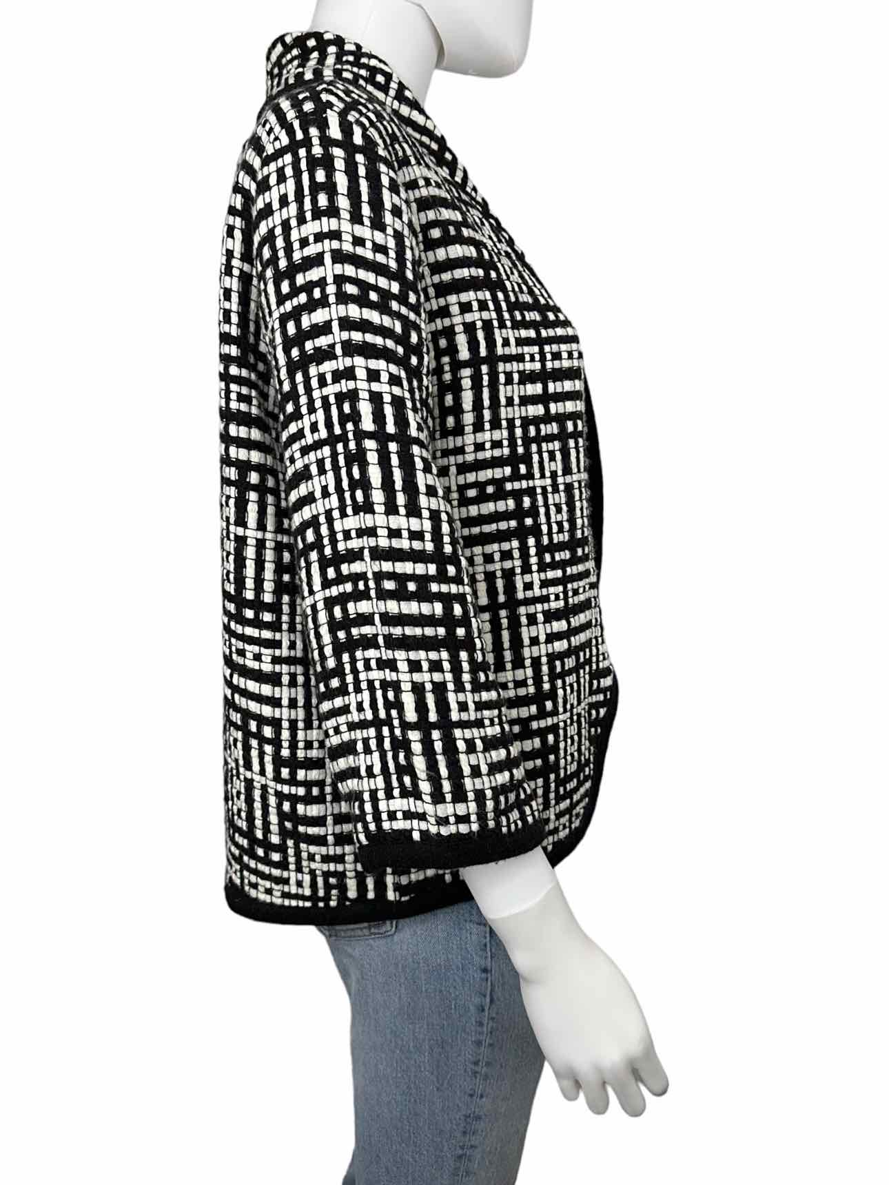 LEO & SAGE Black Tweed Jacket, right side