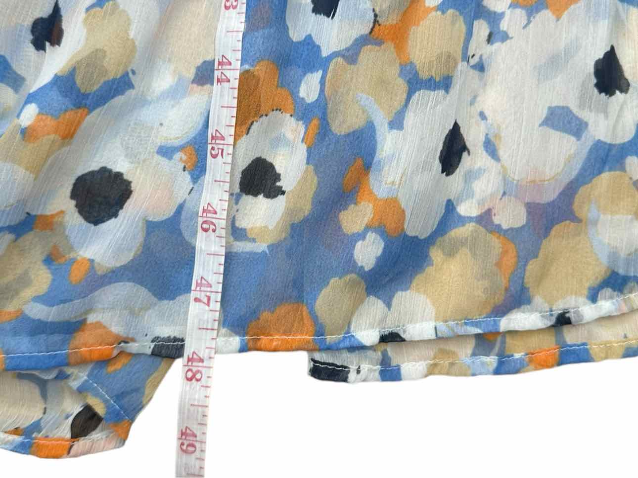 joie Size NWT Blue Floral Print Maxi Dress Size XL