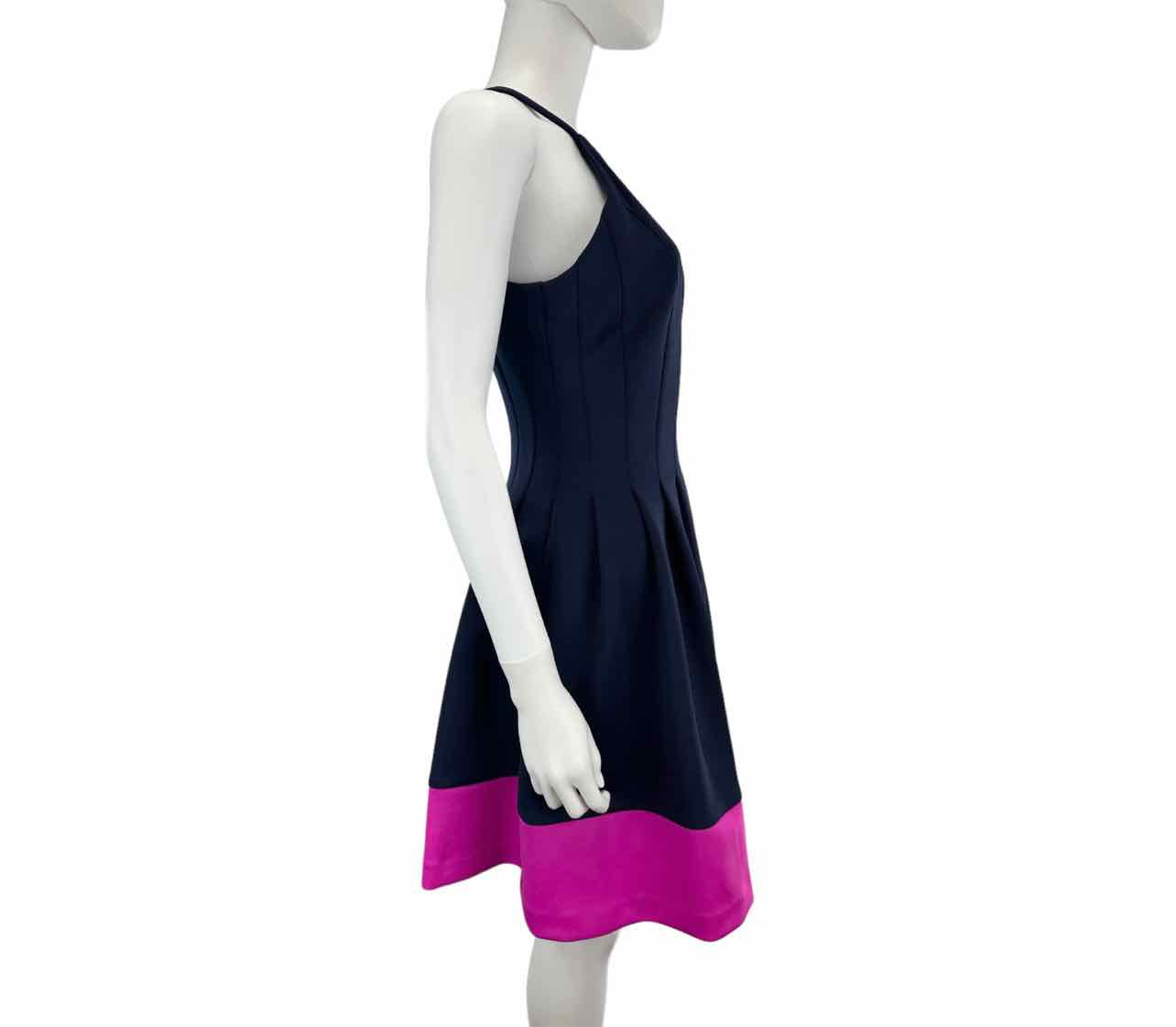 Vince Camuto NWOT Navy Fit & Flare Halter Dress Size 4