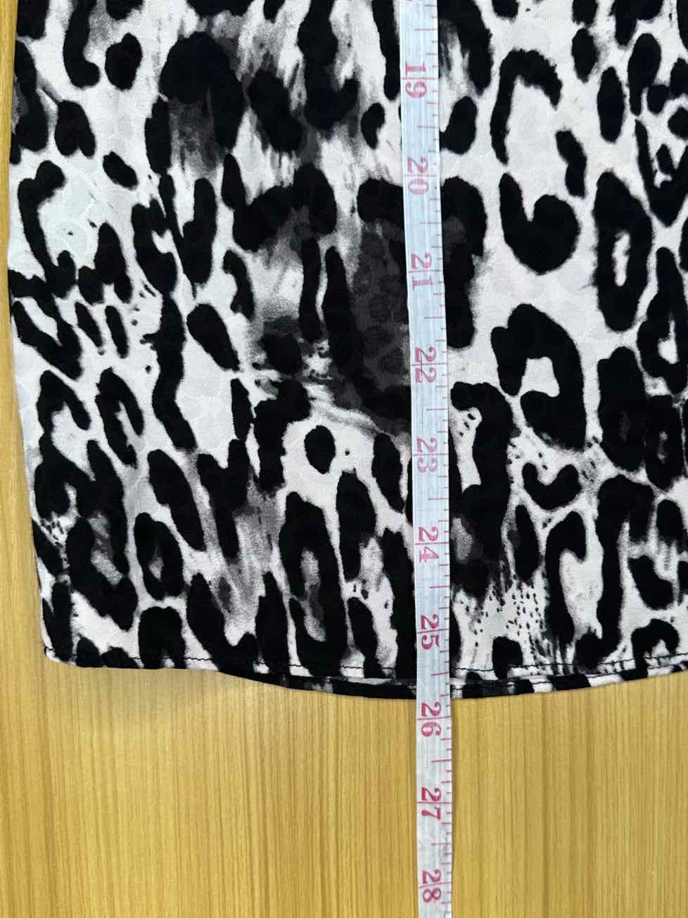 MILLY Black Leopard Print Halter Top Size S