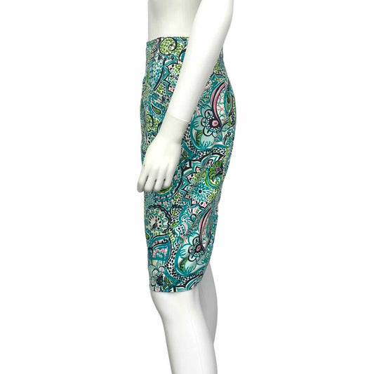 Lilly Pulitzer Colorful Print Pencil Skirt Size 2