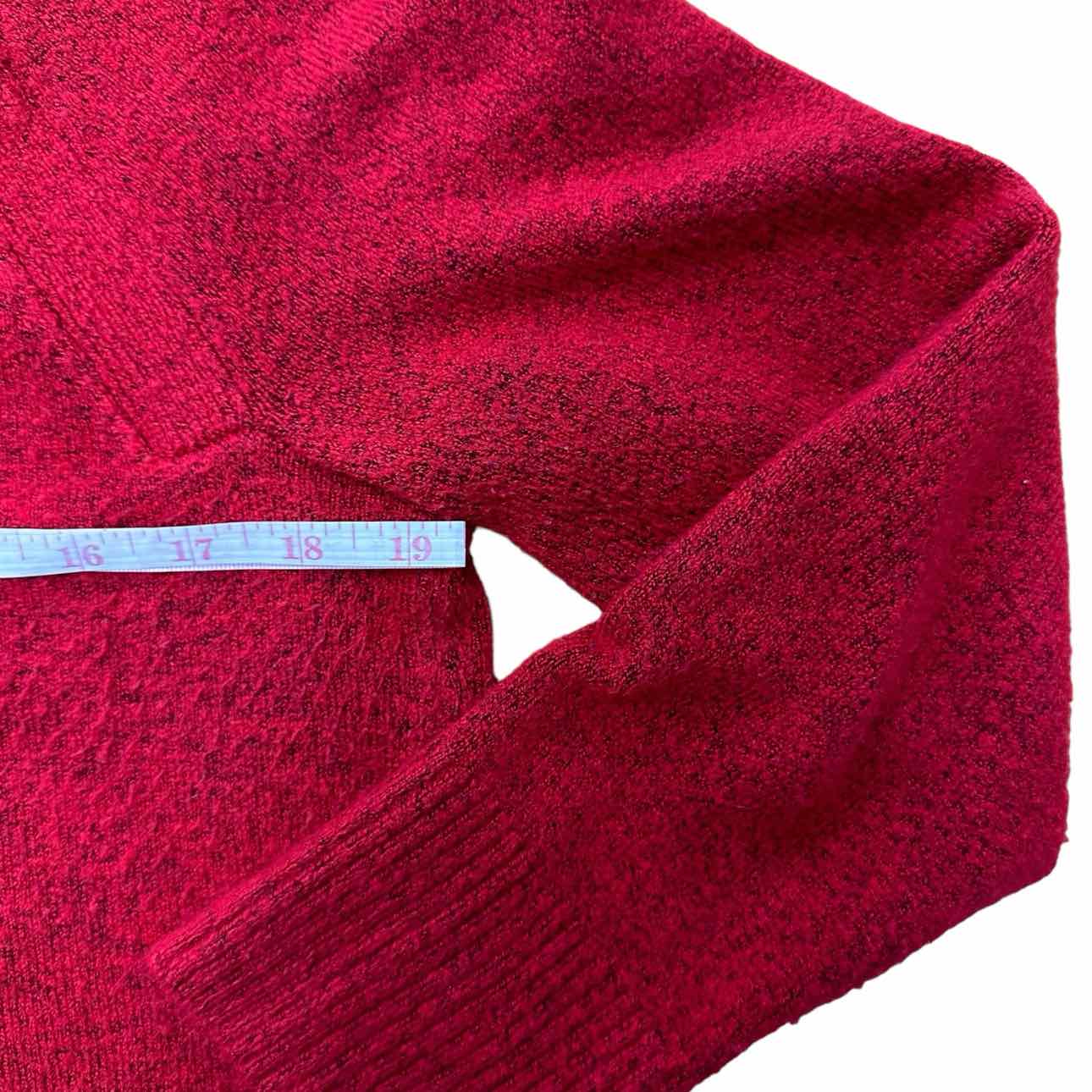 Talbots Red Mock Neck Sweater Size MP