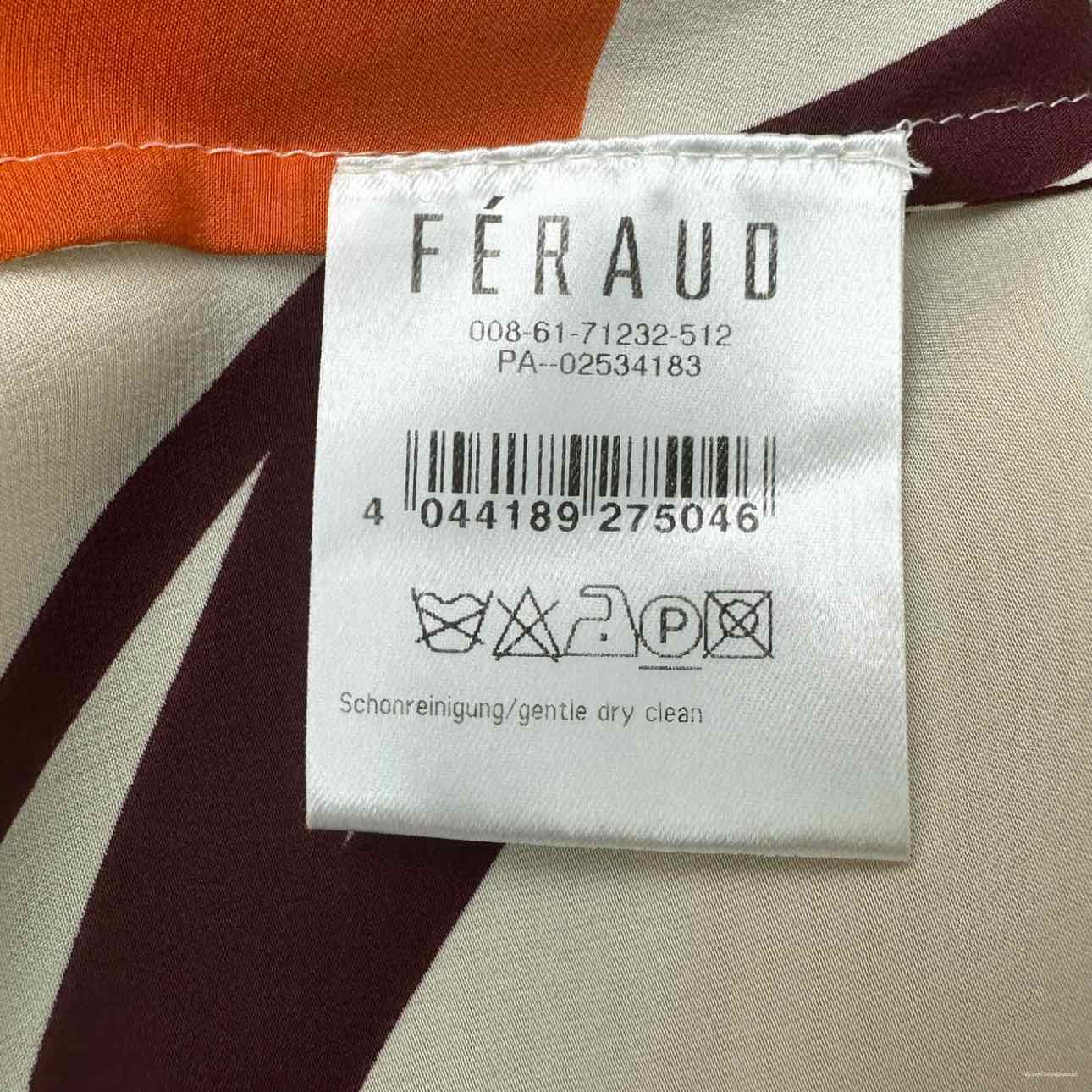 Vintage LOUIS FERAUD 100% Silk Button-Down Shirt Size S