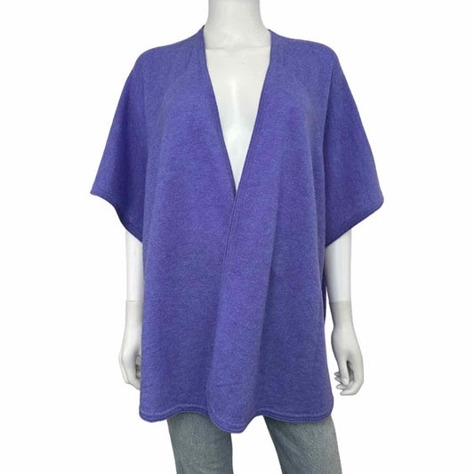 Soft and cozy purple cashmere sweater cardigan 